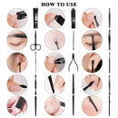 Kit Profissional 16 Peças em Aço Inoxidável – Manicure e Pedicure Completa