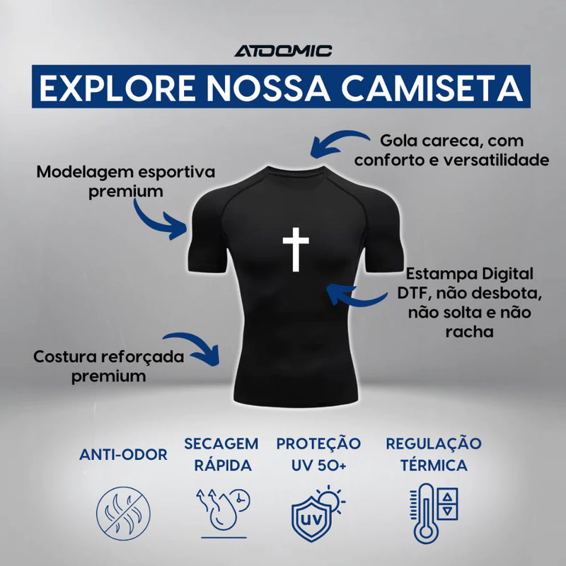 Camisa de Compressão Estampada Venom