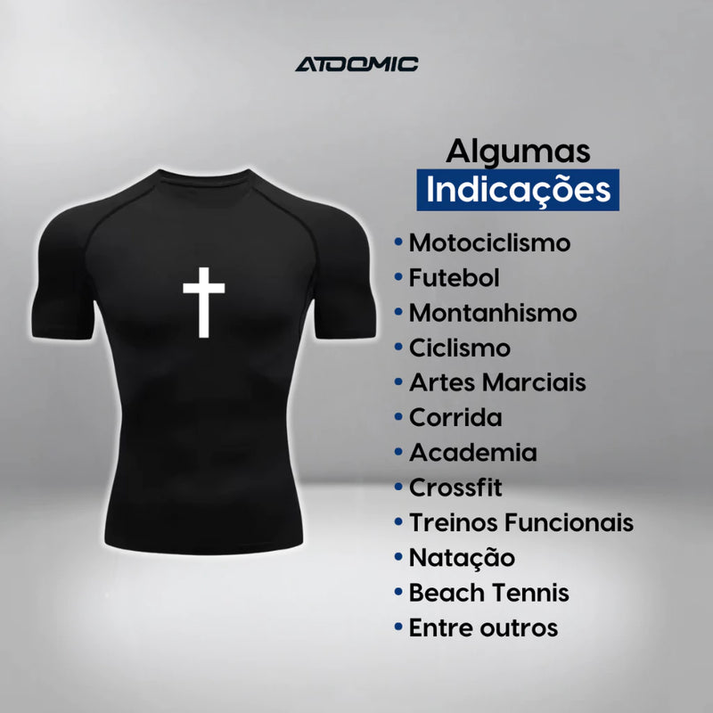 Camisa de Compressão Estampada Venom