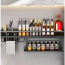 Prateleira de Parede para Cozinha – Porta Temperos e Condimentos Organizador