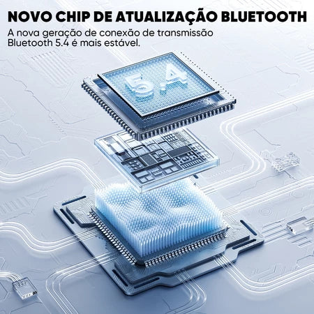 Fone Sem Fio INOVA — Qualidade Premium, Microfone Nítido e Conexão Estável Bluetooth