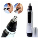 Máquina de Aparar Pelos 2 em 1 — Corte Rápido e Indolor para Nariz e Ouvido