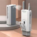 Escova de Limpeza Multifuncional 8 em 1 – Portátil para Teclados, Fones e Computadores